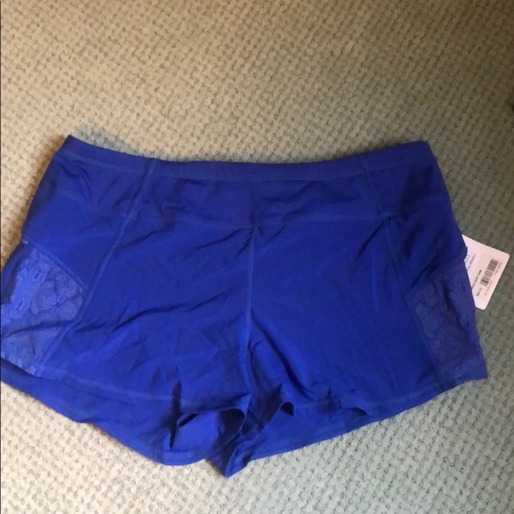 Athleta Royal Blue Home Run Short- Size Large